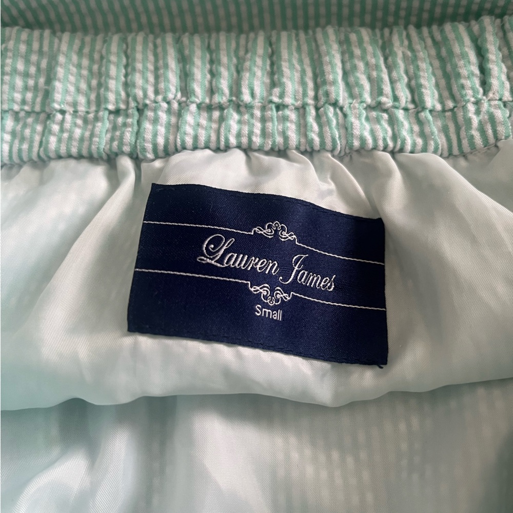 Lauren James Seersucker Scallop Skirt - Picture 3 of 4